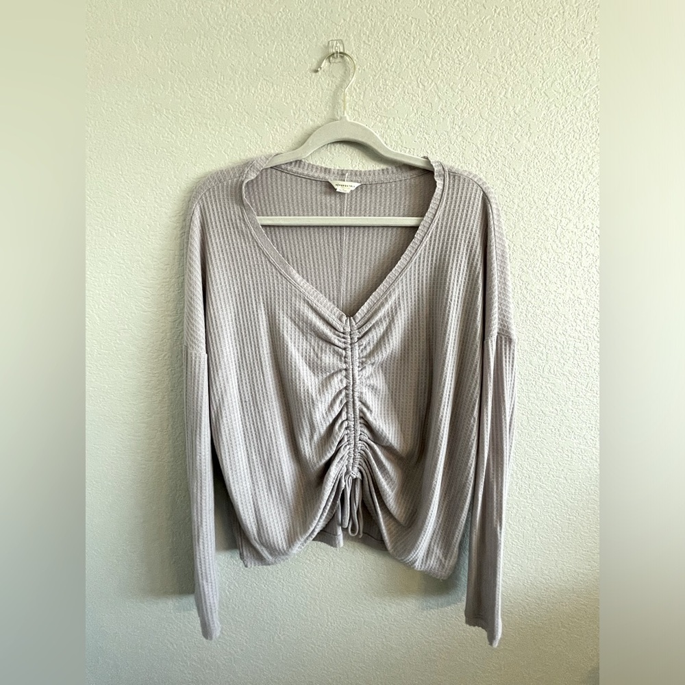 Aeropostale waffle knit top